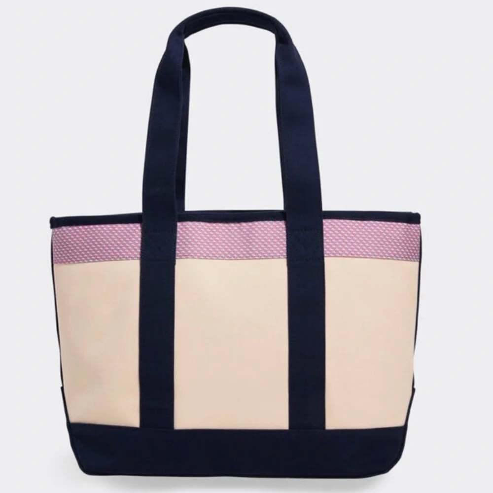 NWT Vineyard Vines Heritage Tie Silk Medium Tote - Picture 5 of 6